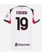 AC Milan Youssouf Fofana #19 Replika Borta Kläder Dam 2025-26 Kortärmad AC Milan Youssouf Fofana #19 Replika Borta Kläder Dam 2025-26 Kortärmad